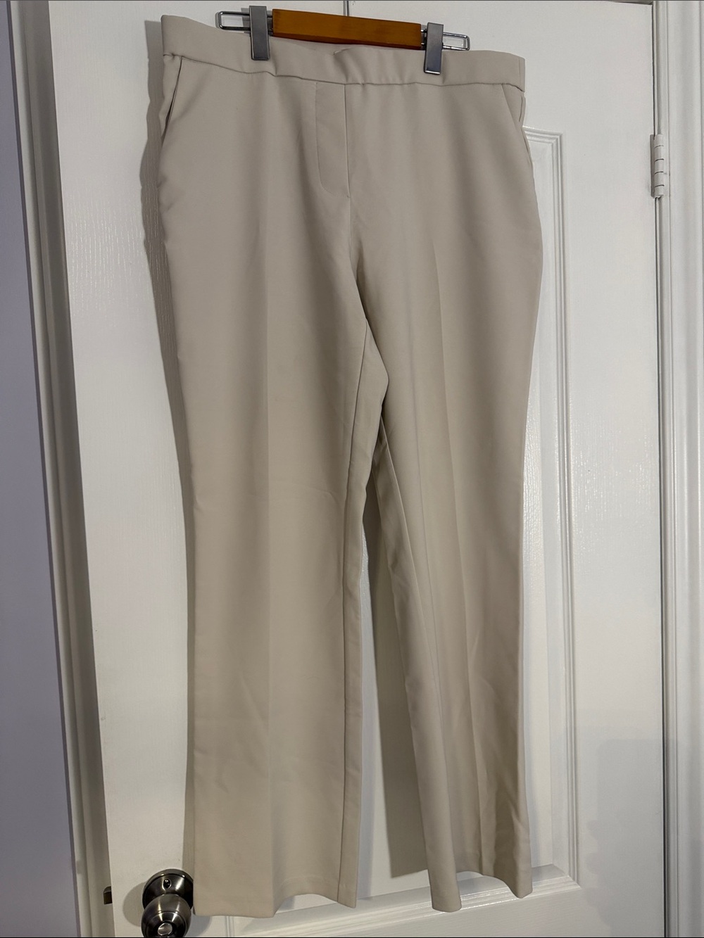 Haver & Blair Cream Beige Pull On Dress Pants Size L